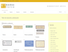 Tablet Screenshot of grabadosmallorca.com